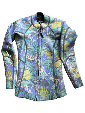 Wetsuit Board Top Womens Girls XS Front Zip Surf Jacket Patagonia R1 Lite Yulex